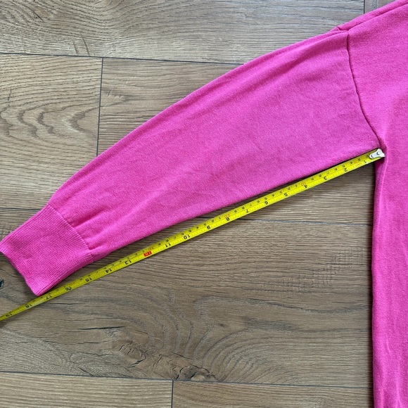 Belle by Kim Gravel Amour Pink Sweater Size 8 Valentine Love Knit - Picture 9 of 10